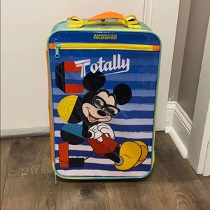 American tourister Mickey Mouse suitcase